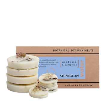 Elements - Water - Wood Sage & Samphire - Botanical Soy Wax Melts - RUTHERFORD & Co
