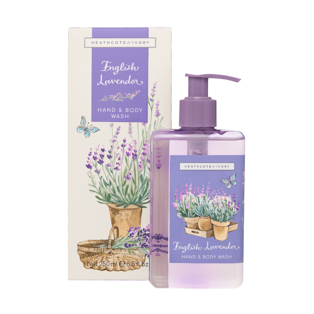 English Lavender Hand & Body Wash, 250ml - RUTHERFORD & Co