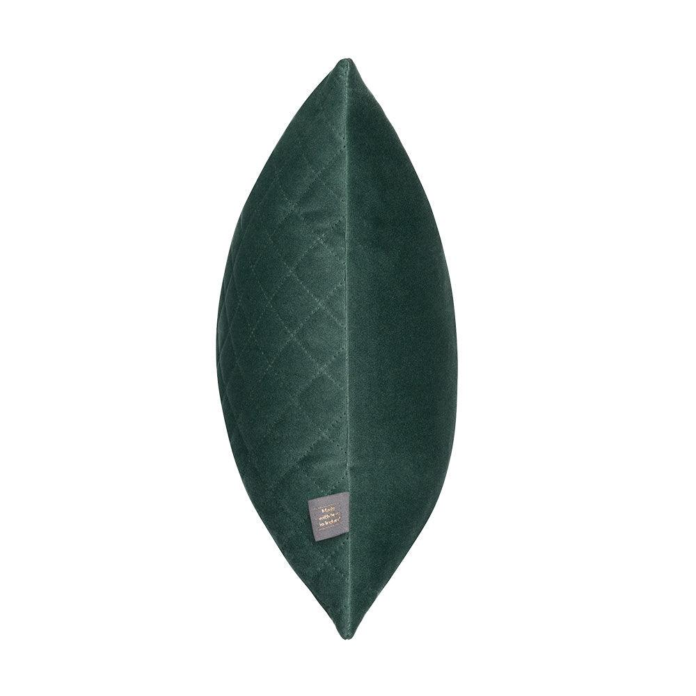Erin Diamond Cushion Ivy Green - RUTHERFORD & Co