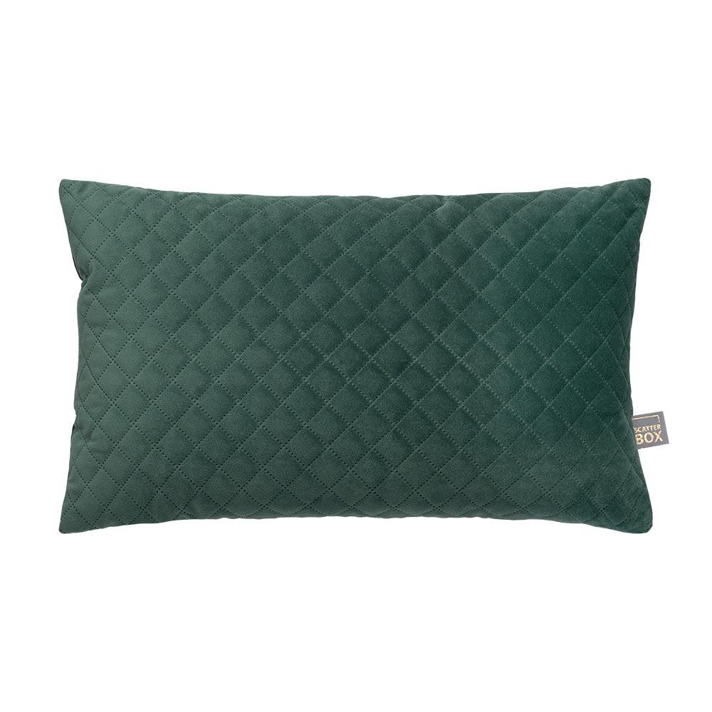 Erin Diamond Cushion Ivy Green - RUTHERFORD & Co