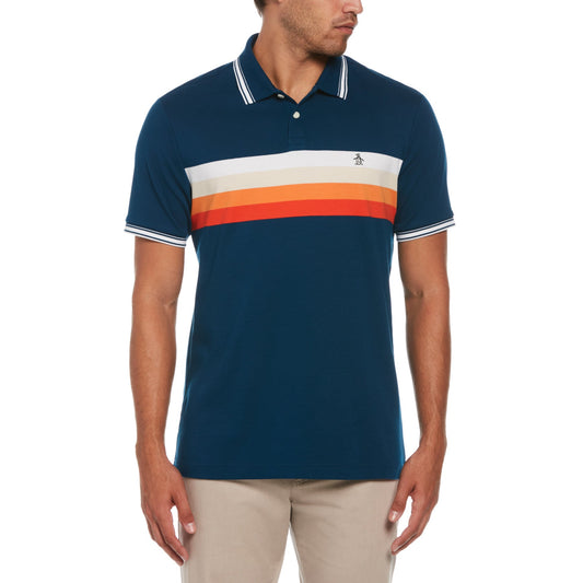 Chest Stripe Polo Shirt