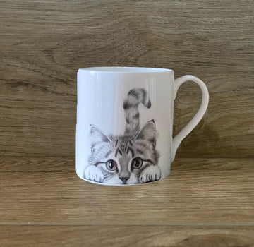 Fine Bone China Mug - Chester Cat - RUTHERFORD & Co