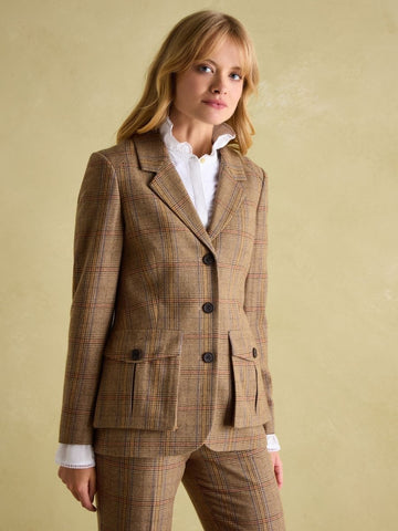 Foxley Check Tweed Suit Blazer - RUTHERFORD & Co