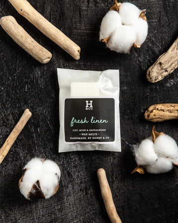 FRESH LINEN WAX MELTS - 2 PACK - RUTHERFORD & Co