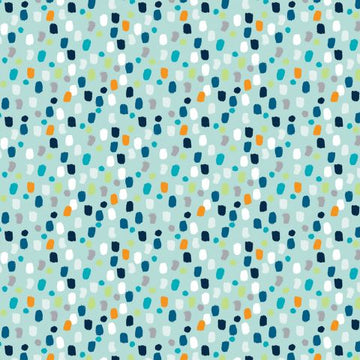 Gift Wrap New Dashes Blue - RUTHERFORD & Co