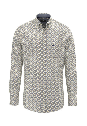 Graphic Print, Button Down Shirt - RUTHERFORD & Co