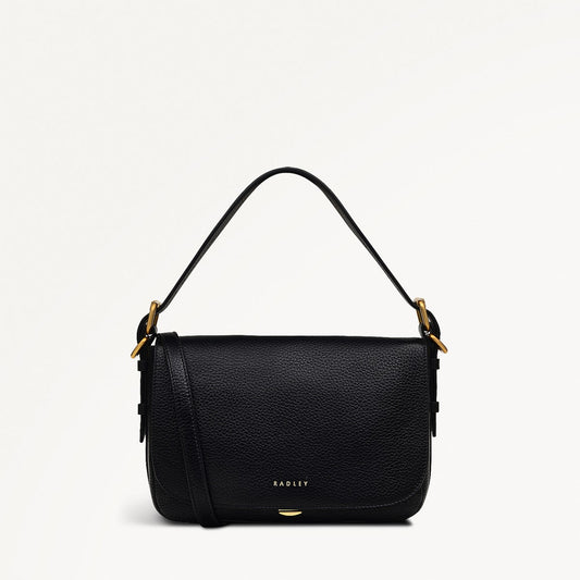 GRAFTON STREET - BLACK - SMALL FLAPOVER CROSSBODY