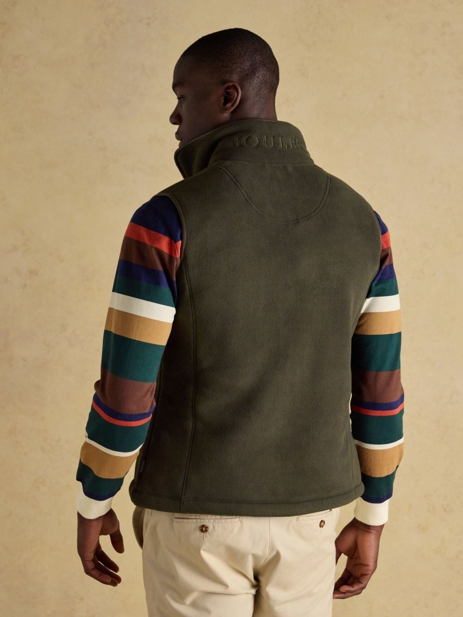 Heritage Fleece Green Gilet - RUTHERFORD & Co