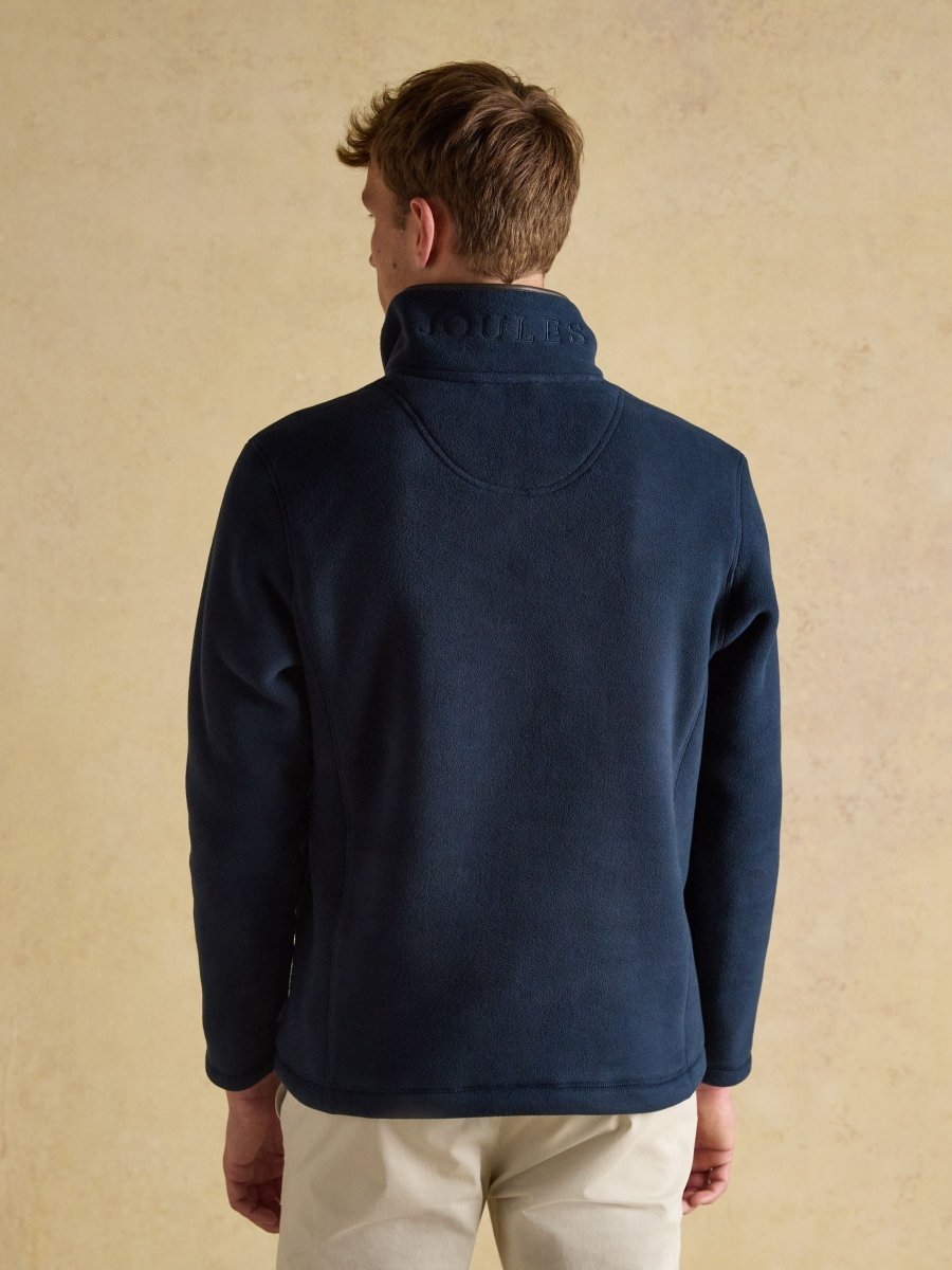 Heritage Fleece Navy Quarter Zip - RUTHERFORD & Co