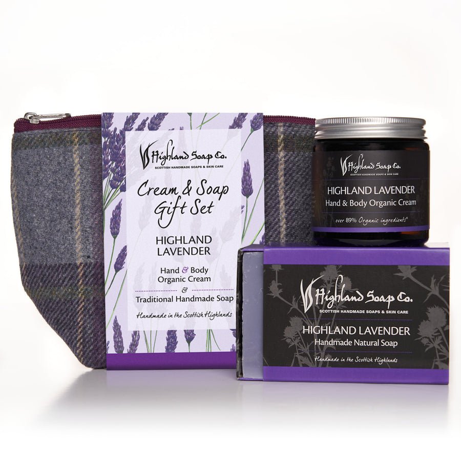 Highland Lavender - Soap & Cream Gift Bag - RUTHERFORD & Co