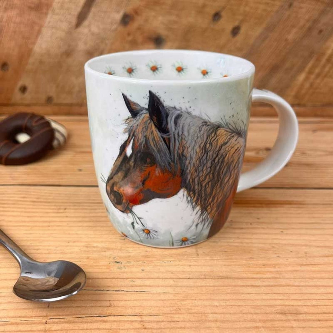 Horse and Flowers Mug - RUTHERFORD & Co