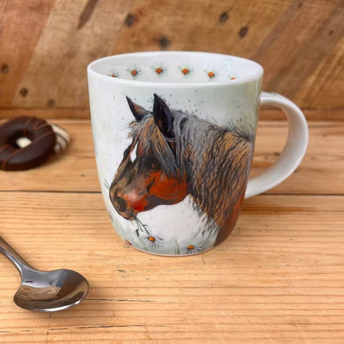 Horse and Flowers Mug - RUTHERFORD & Co