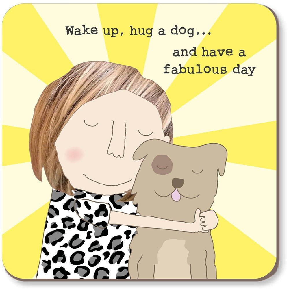 Hug A Dog Coaster - RUTHERFORD & Co