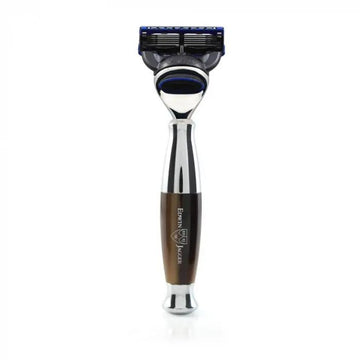 Imitation Horn & Chrome Fusion Razor - RUTHERFORD & Co