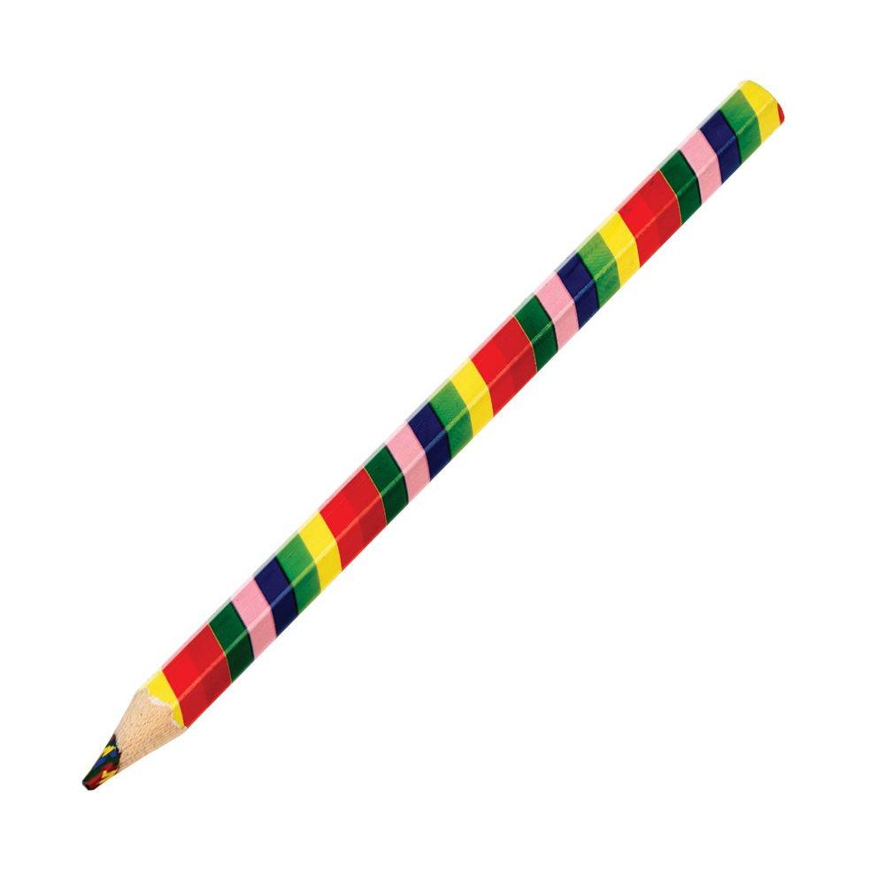 Jumbo multi - colour core rainbow pencil - RUTHERFORD & Co