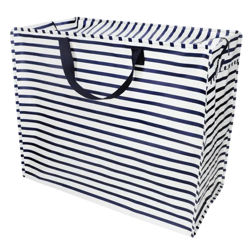 Jumbo storage bag - Nautical Stripes - RUTHERFORD & Co