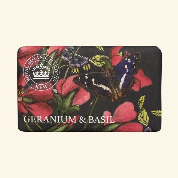 Kew Gardens Geranium and Basil Soap - RUTHERFORD & Co