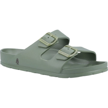Khaki Lenny Mule Sandals - RUTHERFORD & Co
