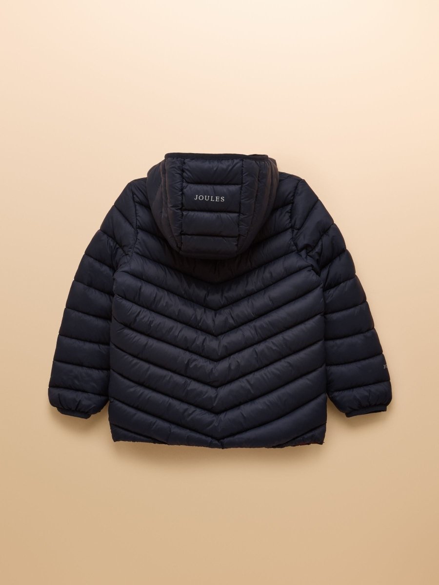 Kids' Cairn Navy Showerproof Padded Coat - RUTHERFORD & Co