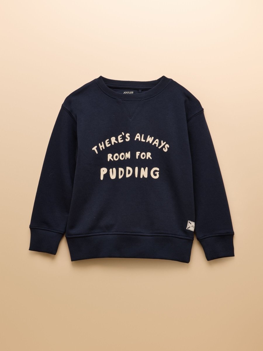 Kids' Sundaze Navy Blue Crew Neck Sweatshirt - RUTHERFORD & Co