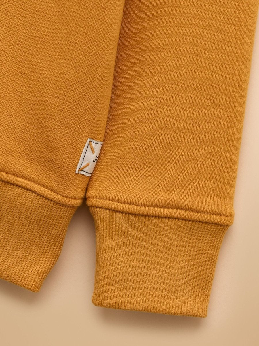 Kids' Sundaze Yellow Crew Neck Sweatshirt - RUTHERFORD & Co