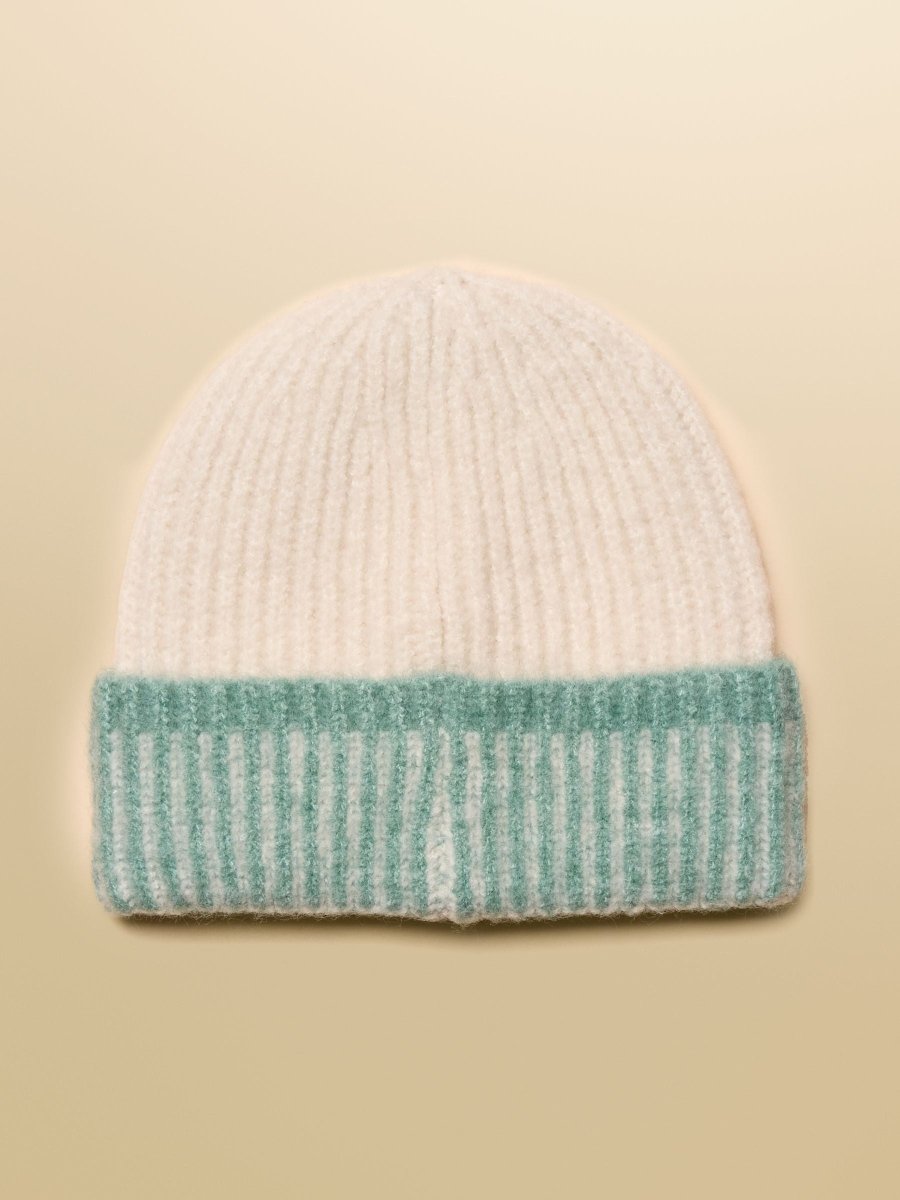 Kids Wanderer Cream Beanie Hat - RUTHERFORD & Co