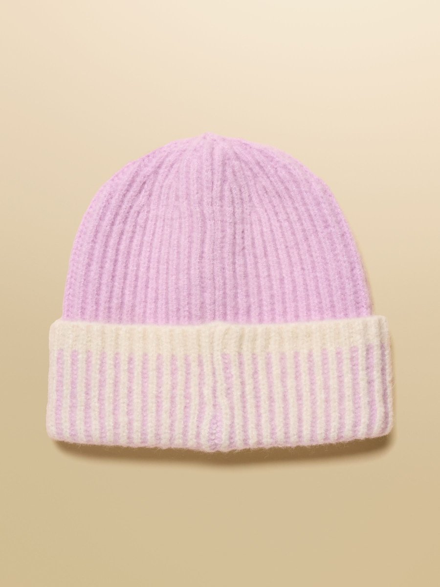 Kids Wanderer Lilac Purple Beanie Hat - RUTHERFORD & Co