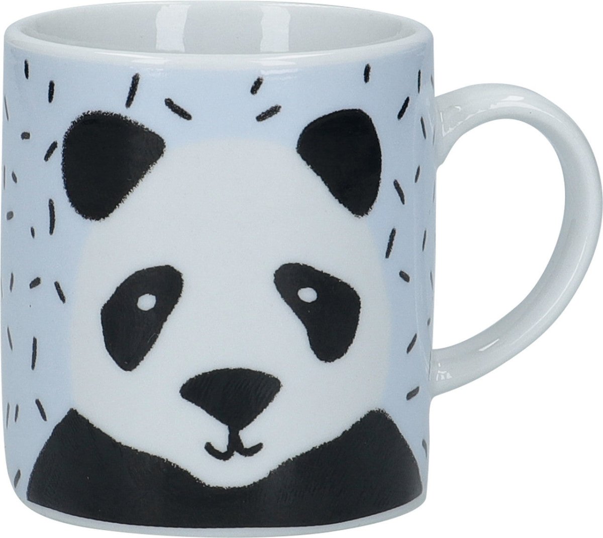 KitchenCraft 80ml Porcelain Panda Espresso Cup - RUTHERFORD & Co