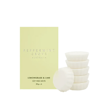 Lemongrass & Lime Soy Wax Melts 30g - RUTHERFORD & Co