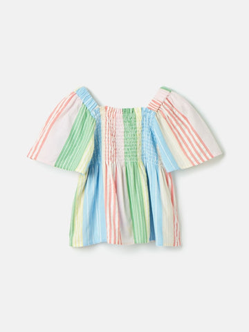 Life's A Picnic Multi Stripe Woven Top - RUTHERFORD & Co