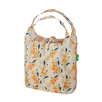 Lightweight Foldable Reusable Shopping Bag Flowers - RUTHERFORD & Co