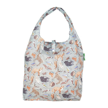 Lightweight Foldable Reusable Shopping Bag Woodland - RUTHERFORD & Co