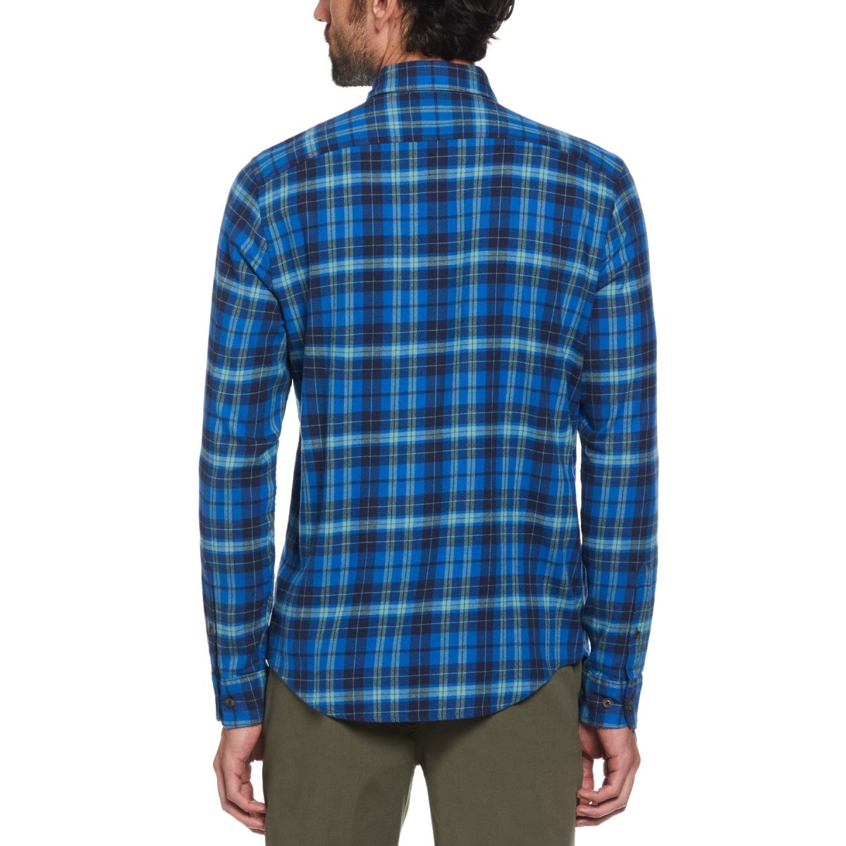 Long Sleeve Flannel Plaid Shirt - RUTHERFORD & Co
