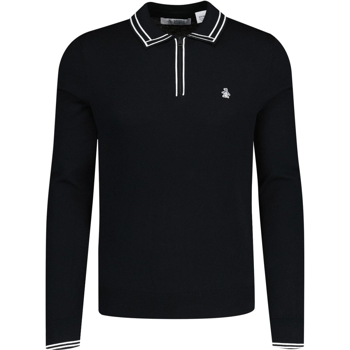 Long Sleeve Tipped Polo Shirt - RUTHERFORD & Co