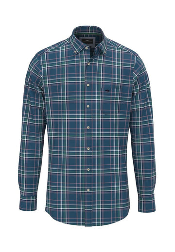 Long Sleeved Check Shirt - RUTHERFORD & Co