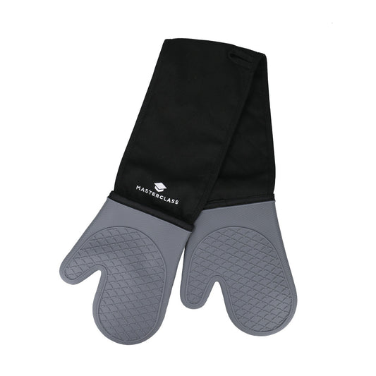 MasterClass Grey Silicone Double Oven Glove