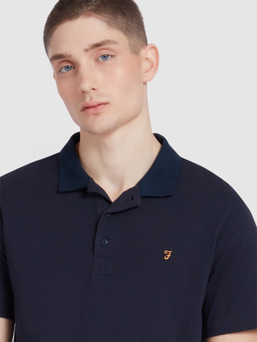 Maddams Polo Shirt In True Navy - RUTHERFORD & Co