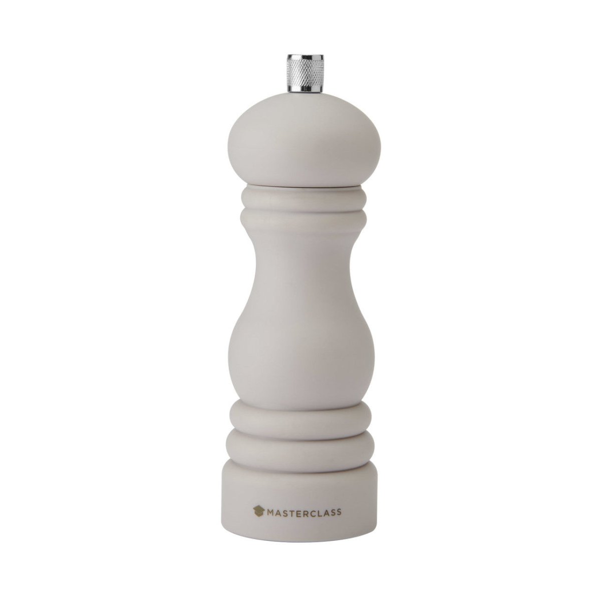 MasterClass Salt or Pepper Mill, 17cm, Latte - RUTHERFORD & Co