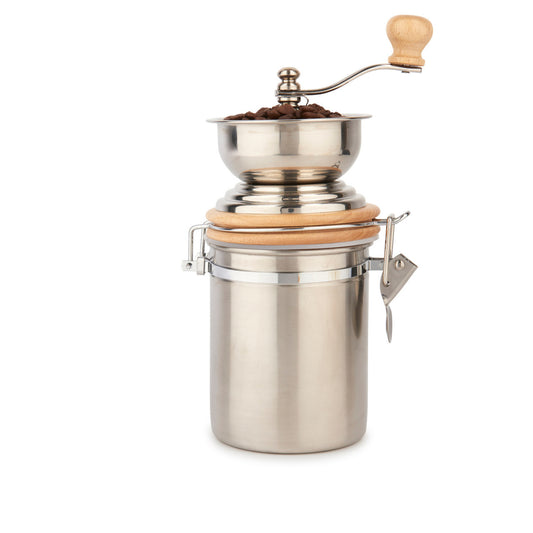 La Cafetière Manual Coffee Grinder, Stainless Steel