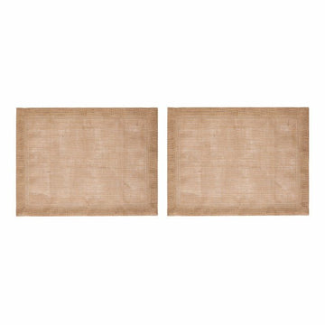 Mikasa Rectangle Jute Placemats, Set of 2, Natural - RUTHERFORD & Co