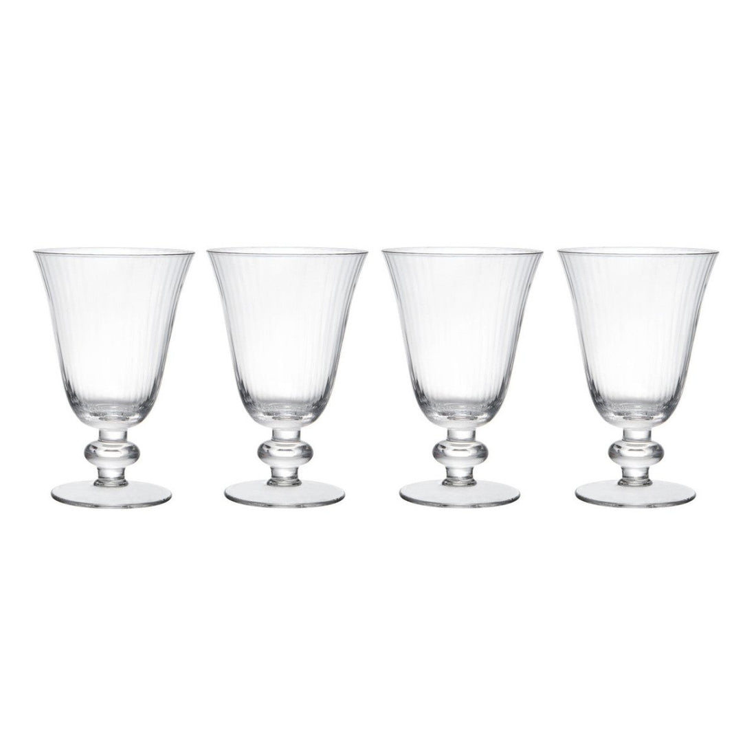 Mikasa Salerno 4 - Piece Crystal Wine Glass Set, 260ml - RUTHERFORD & Co