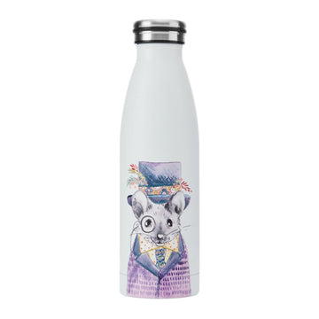 Mikasa Tipperleyhill Mouse Double - Walled Stainless Steel Bottle, 500ml - RUTHERFORD & Co