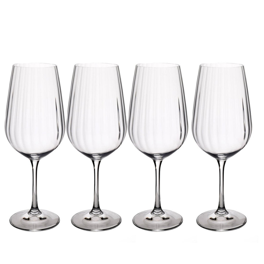 Mikasa Treviso 4 - Piece Crystal Red Wine Glass Set, 600ml - RUTHERFORD & Co