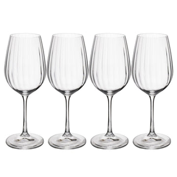 Mikasa Treviso 4 - Piece Crystal White Wine Glass Set, 350ml - RUTHERFORD & Co