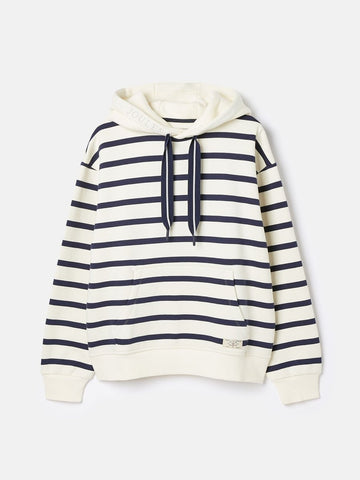 Milbourne Navy/White Hoodie - RUTHERFORD & Co