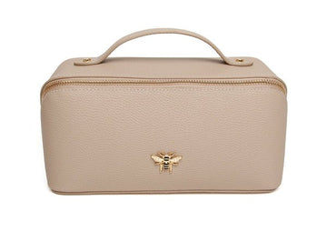Mini Train Case/Stone - RUTHERFORD & Co