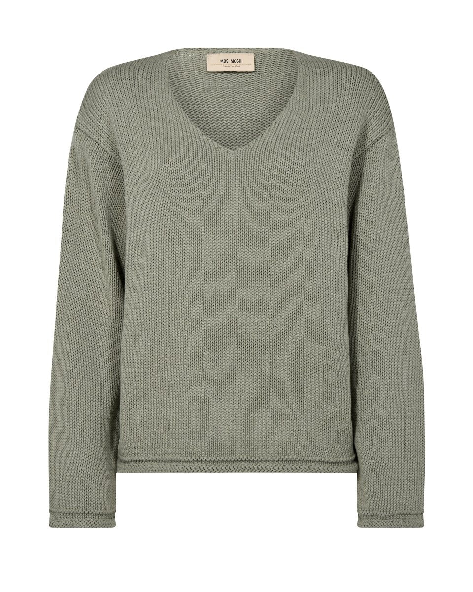 MMBine LS V - neck Knit - RUTHERFORD & Co