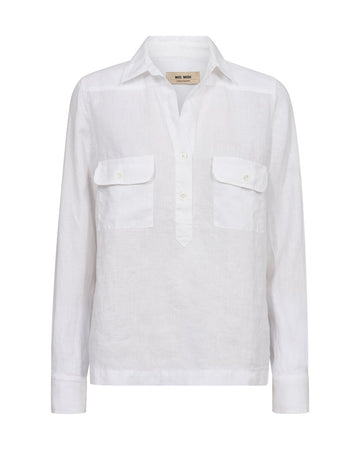 MMEnna Linen Pocket Blouse - RUTHERFORD & Co