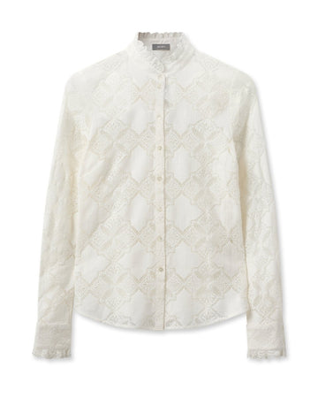 MMJetta Lace Shirt - RUTHERFORD & Co