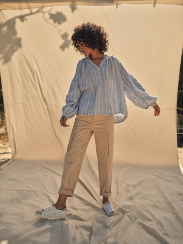 MMSafi Striped Linen Shirt - RUTHERFORD & Co